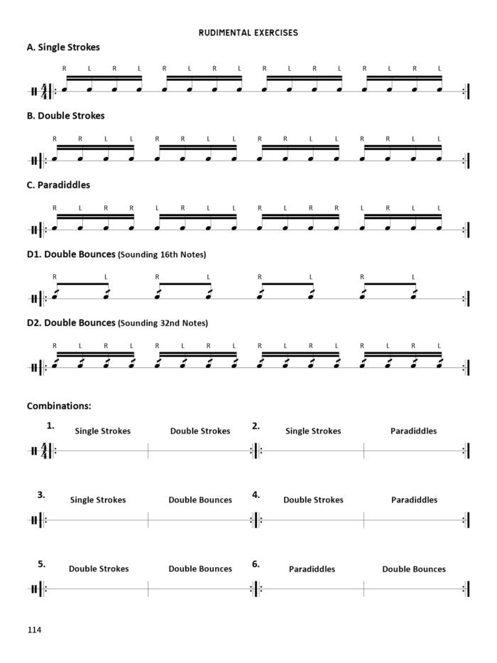 Section 3.3 - Rudimental Exercises Preview