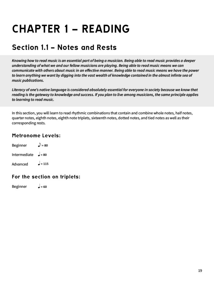 Section 1.1 - Notes and Rests Intro Page